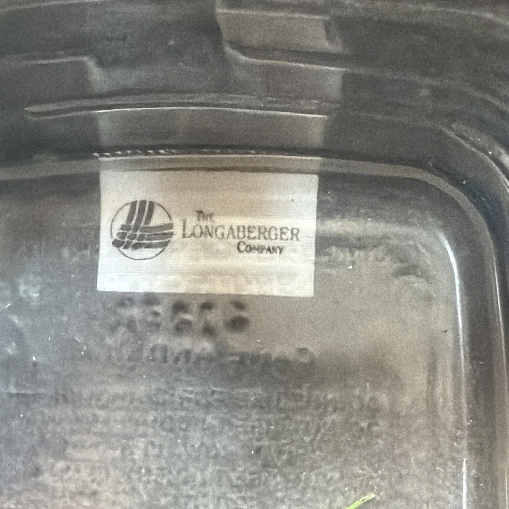 Longaberger 1993 Inaugural Basket with Liner and Protector
